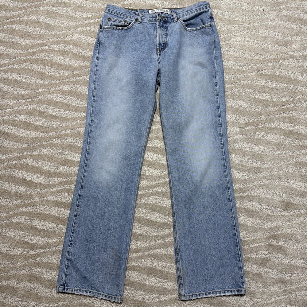 Vintage Women's Express Jeans Precision Fit Low Rise Boot Cut Size11/12 32x32